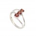 Garnet Ring Silver Sterling 925 Women's Jewelry Handmade Natural Gemstone A774